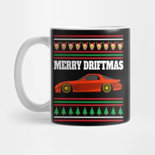 Mazda RX-7 FD Merry Driftmas Mug